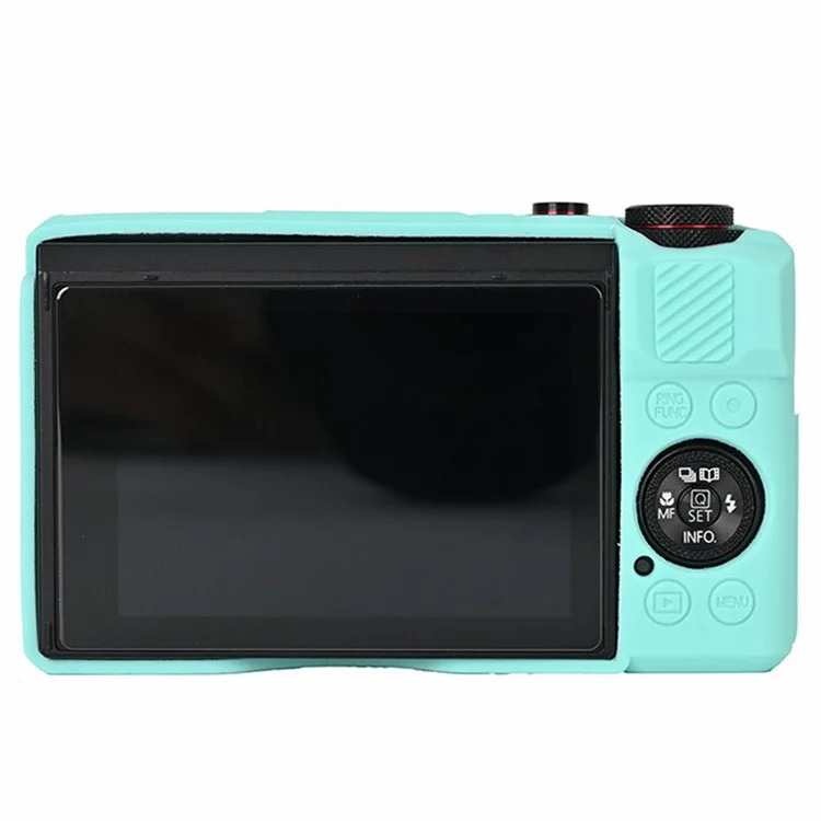 Pour Canon G7 X Mark II Étui de protection en silicone Housse anti-dérapante - Bleu