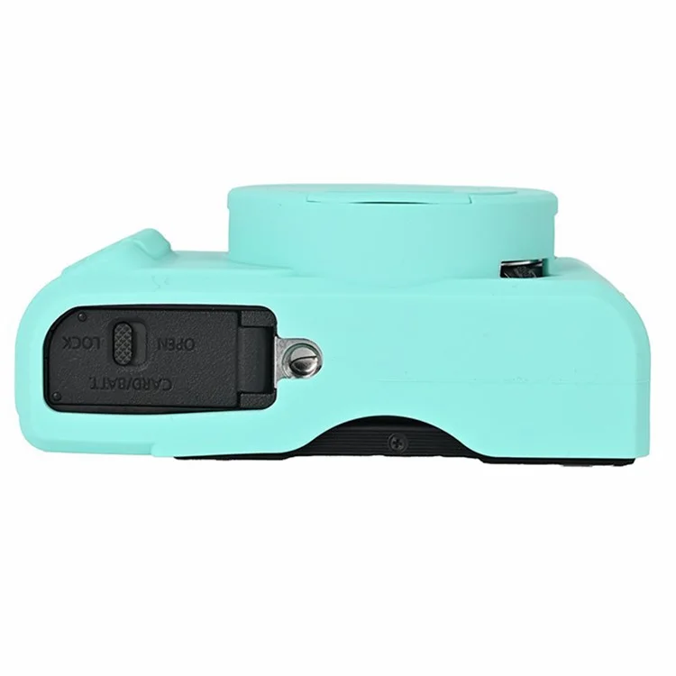 Pour Canon G7 X Mark II Étui de protection en silicone Housse anti-dérapante - Bleu