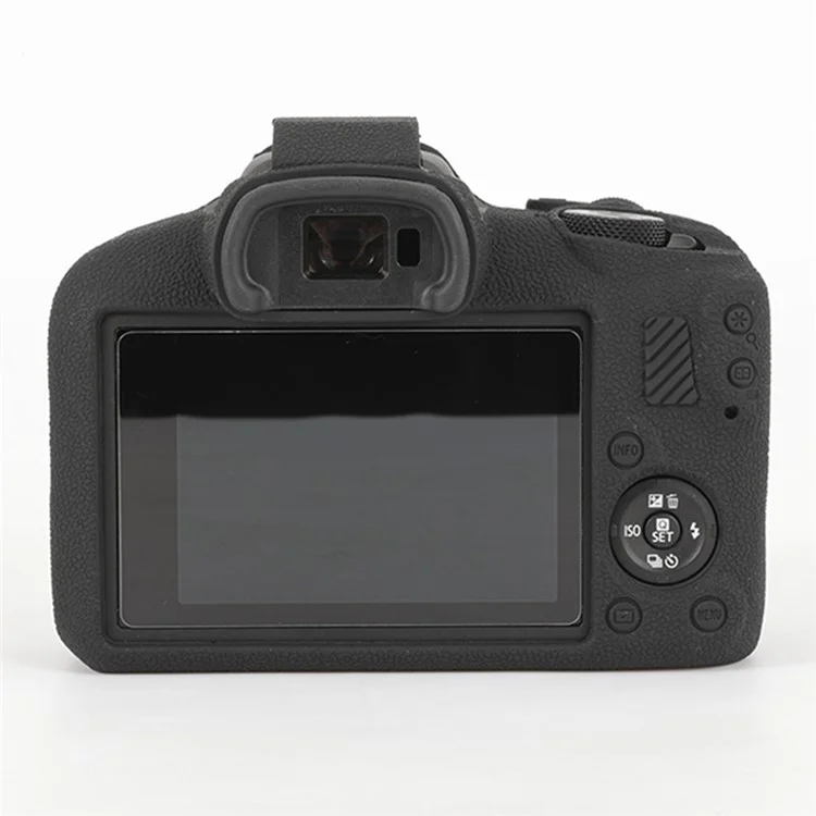 For Canon EOS R100 Case Soft Silicone Cover Anti-skid Camera Protective Shell - Black