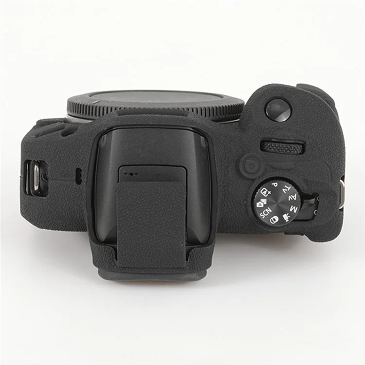 For Canon EOS R100 Case Soft Silicone Cover Anti-skid Camera Protective Shell - Black