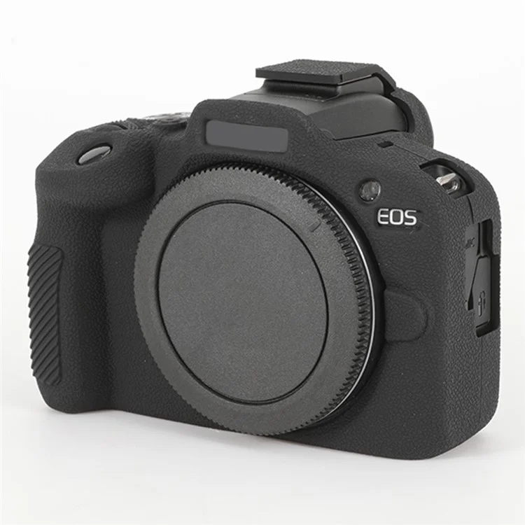 For Canon EOS R100 Case Soft Silicone Cover Anti-skid Camera Protective Shell - Black