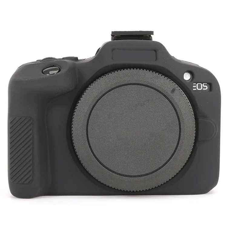 For Canon EOS R100 Anti-skid Camera Cover Soft Silicone Protective Case - Black