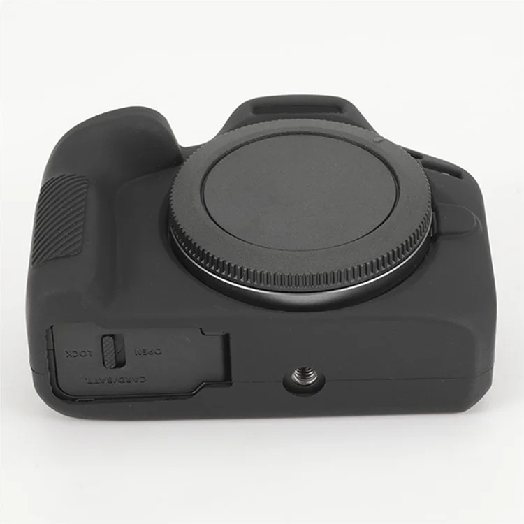 For Canon EOS R100 Anti-skid Camera Cover Soft Silicone Protective Case - Black