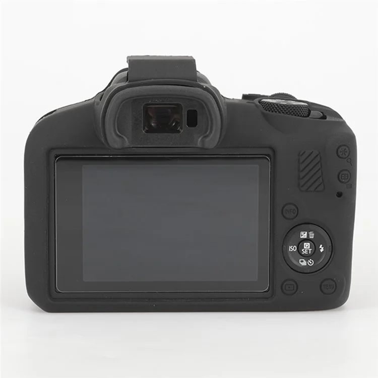 For Canon EOS R100 Anti-skid Camera Cover Soft Silicone Protective Case - Black