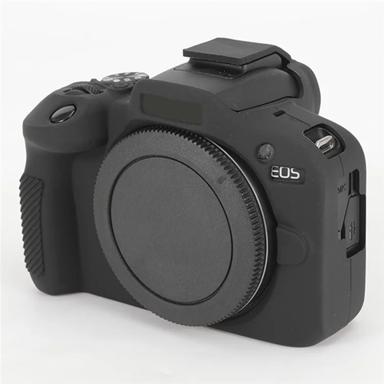For Canon EOS R100 Anti-skid Camera Cover Soft Silicone Protective Case - Black