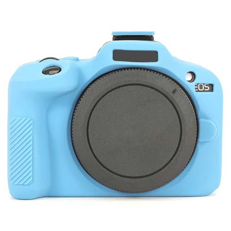 For Canon EOS R100 Anti-skid Camera Cover Soft Silicone Protective Case - Blue