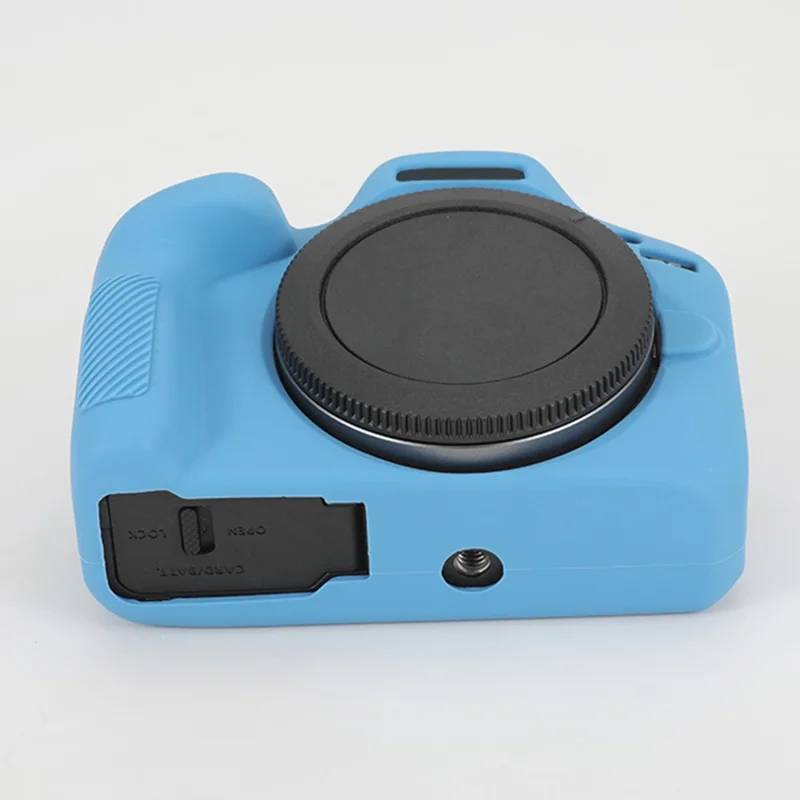 For Canon EOS R100 Anti-skid Camera Cover Soft Silicone Protective Case - Blue