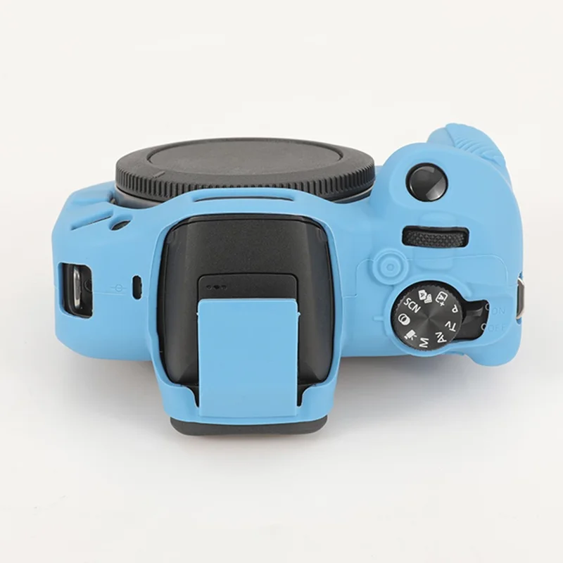 For Canon EOS R100 Anti-skid Camera Cover Soft Silicone Protective Case - Blue
