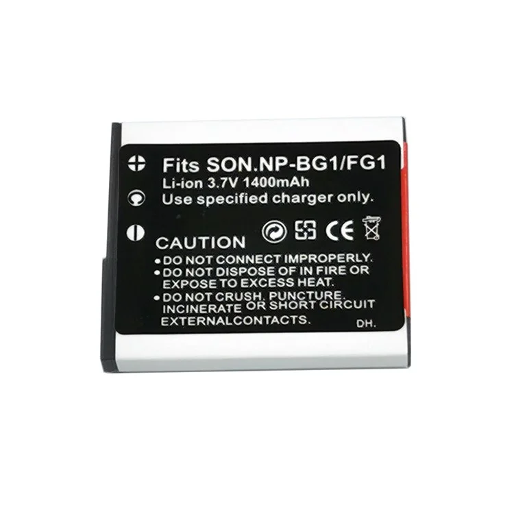 3.7V 1400mAh Battery Replacement for Sony NP-BG1