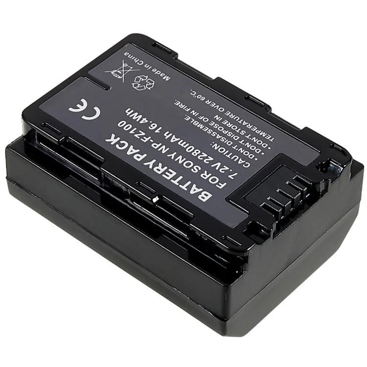 Per Sony A7M3 / A7R3 / A7R111 / ILCE-9 / A6600 / A9M2 Ricaricabile Ricaricabile da 2280 Mah da 7,2 v Sostituzione Della Batteria (senza Logo), Encode: NP-FZ100