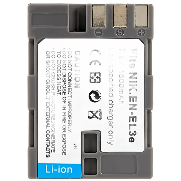 For Nikon D200 / D80 / D300S / D100 / D70 / D700 / D90 Camera Battery 1500mAh 7.2V Battery Pack (without Logo), Encode: EN-EL3E