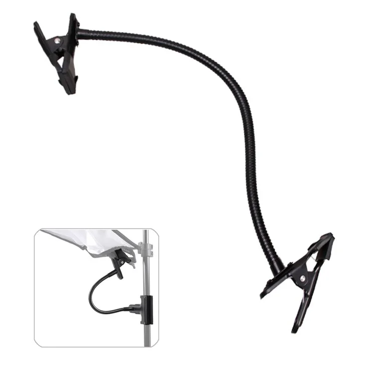 Double-ended Flexible Camera Jaw Clamp Mount Stand Reflector Big Clip Camera Accessories Holder