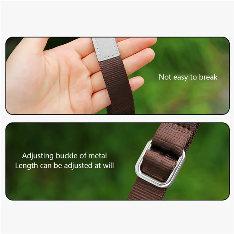 JN-GDII Quick Release Polyester Camera Carrying Strap 29-35cm Telescopic Wrist Strap - Black
