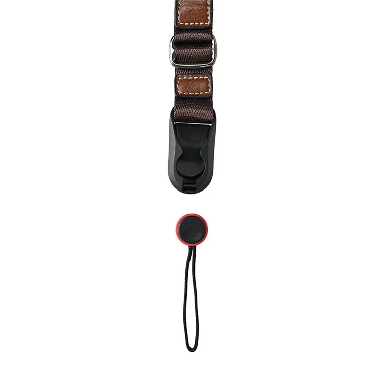 26cm Quick Release DSLR Camera Carrying Lanyard PU Leder Handgelenkriemen - Kaffee