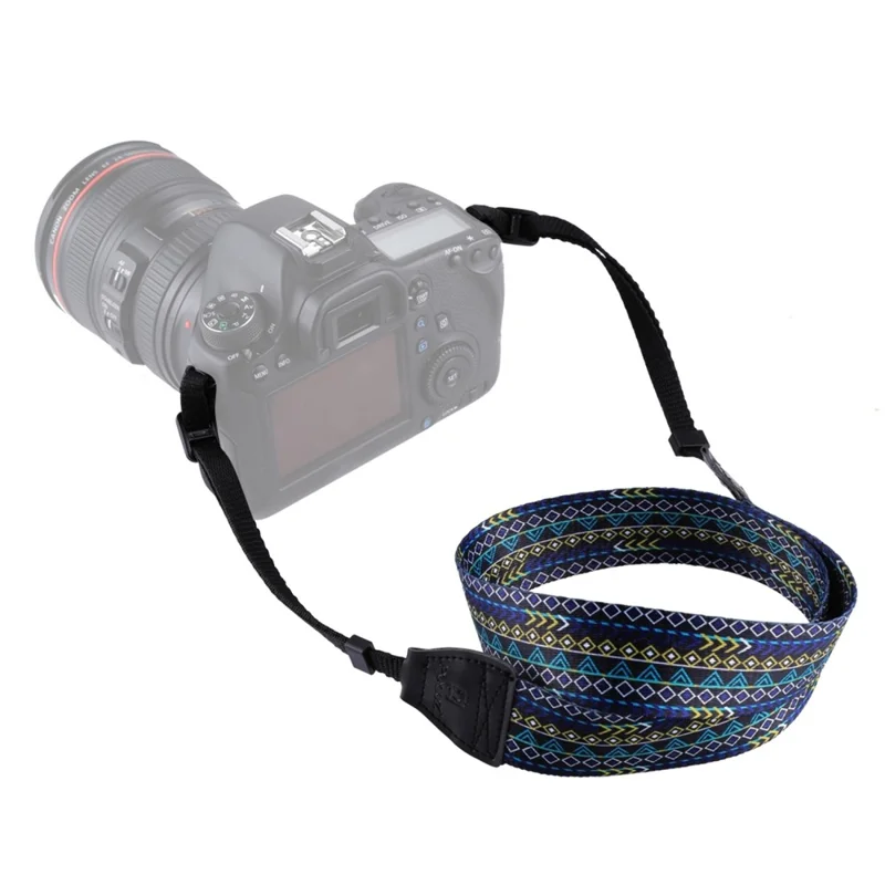 PULUZ PU6008 Ethnic Style Camera Shoulder Strap for DSLR Universal Anti Slip Neck Rope - PU6008A