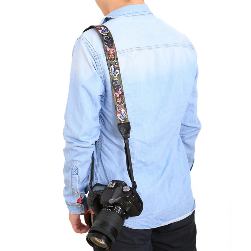 PULUZ PU6009 Ethnic Style Neck Rope for DSLR Camera Universal Anti Slip Shoulder Strap - PU6009A