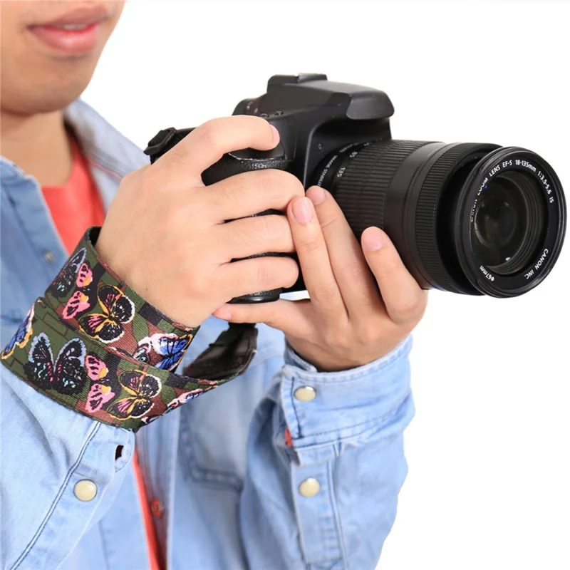 PULUZ PU6009 Ethnic Style Neck Rope for DSLR Camera Universal Anti Slip Shoulder Strap - PU6009A