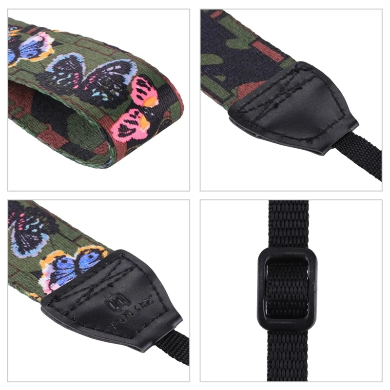 PULUZ PU6009 Ethnic Style Neck Rope for DSLR Camera Universal Anti Slip Shoulder Strap - PU6009A