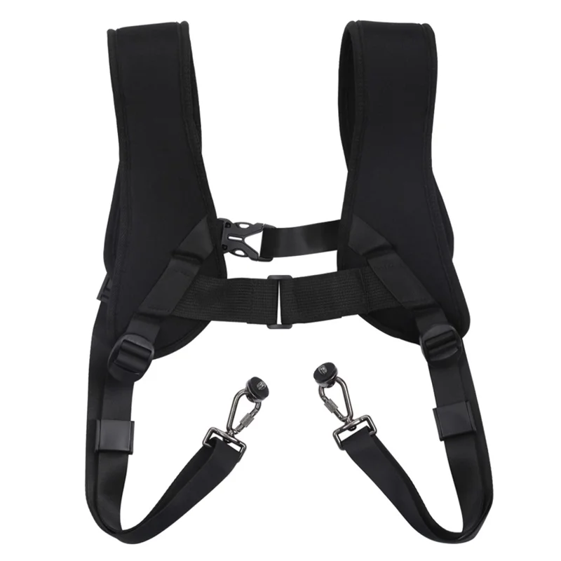 PULUZ PU6002 Double Shoulder Quick Release Camera Strap Camcorder Strap for DSLR SLR Rope