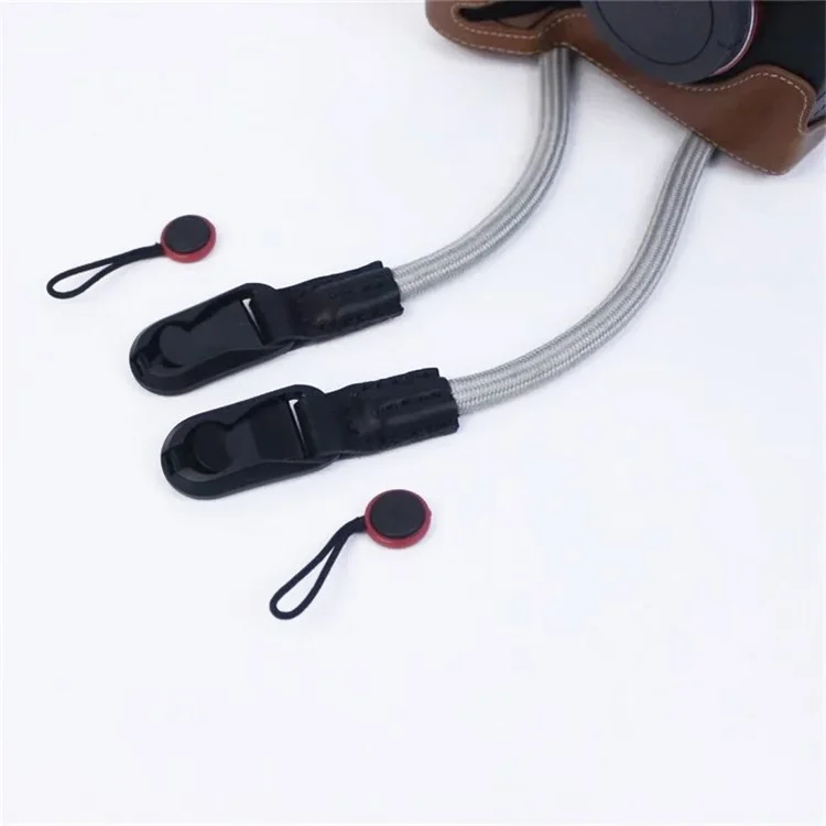 For Fuji XT4 XS10 Sony A7M4 A7C Quick Release Camera Carrying Rope Shoulder Strap - Grey
