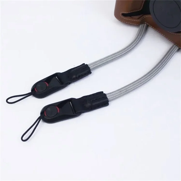 For Fuji XT4 XS10 Sony A7M4 A7C Quick Release Camera Carrying Rope Shoulder Strap - Grey