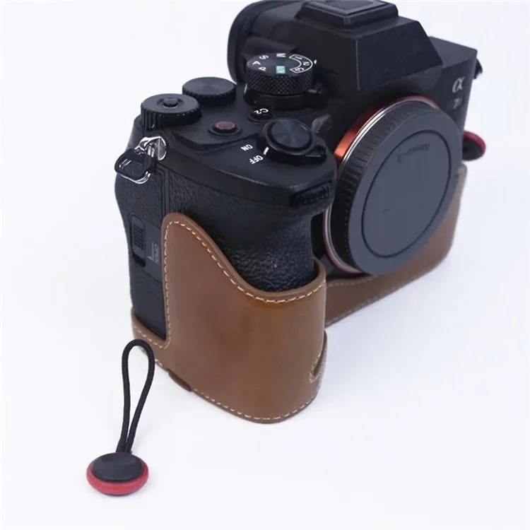 For Fuji XT4 XS10 Sony A7M4 A7C Quick Release Camera Carrying Rope Shoulder Strap - Grey