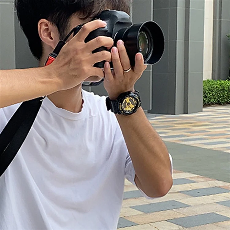 JN-XJ Verstellbarer Schnellauslöse-Kamera-Schultergurt Nackengurt für Leica Canon Nikon Fujifilm - Grün