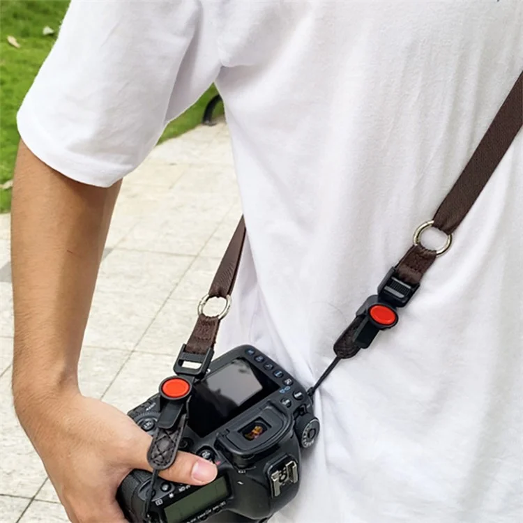 JN-FK Camera Nylon Carrying Strap Quick Release SLR Camera Neck Shoulder Strap Adjustable Rope