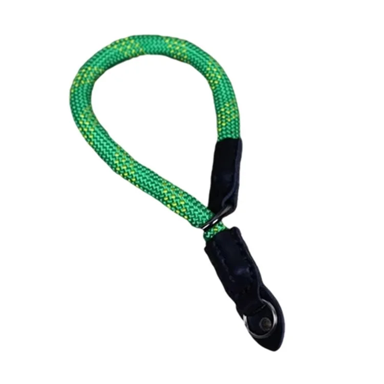 For Sony / Leica / Fujifilm Camera Wrist Strap Colored Nylon Braided Quick Release Hand Strap for Convenient Carrying - Green