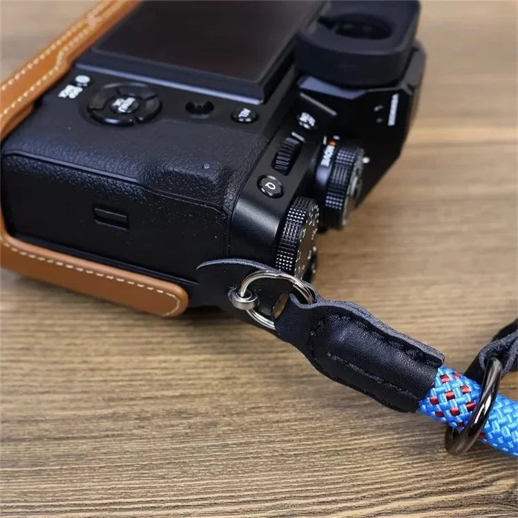 For Sony / Leica / Fujifilm Camera Wrist Strap Colored Nylon Braided Quick Release Hand Strap for Convenient Carrying - Green