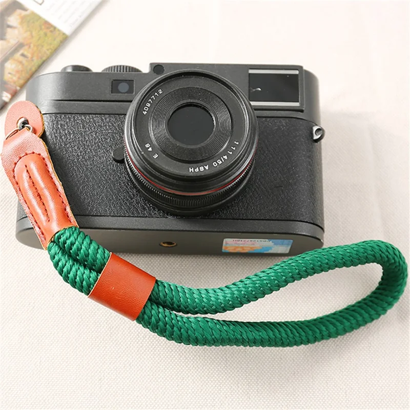 Dragonne pour appareil photo reflex Corde d'escalade - Vert