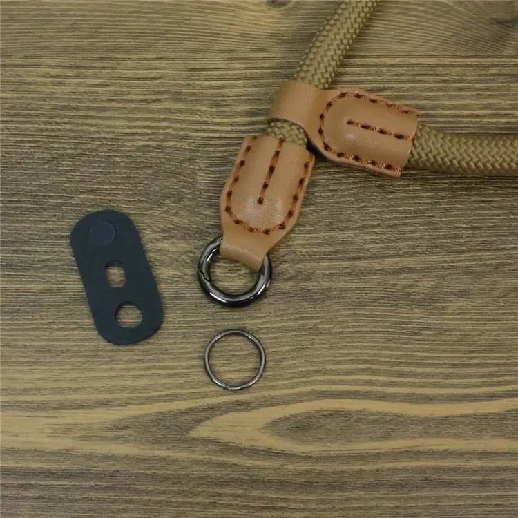 1.2 x 21cm Nylon-Kameratrageschlaufe für Sony Fuji Canon Nikon Panasonic Anti-Lost Safety Hand Strap - Khaki