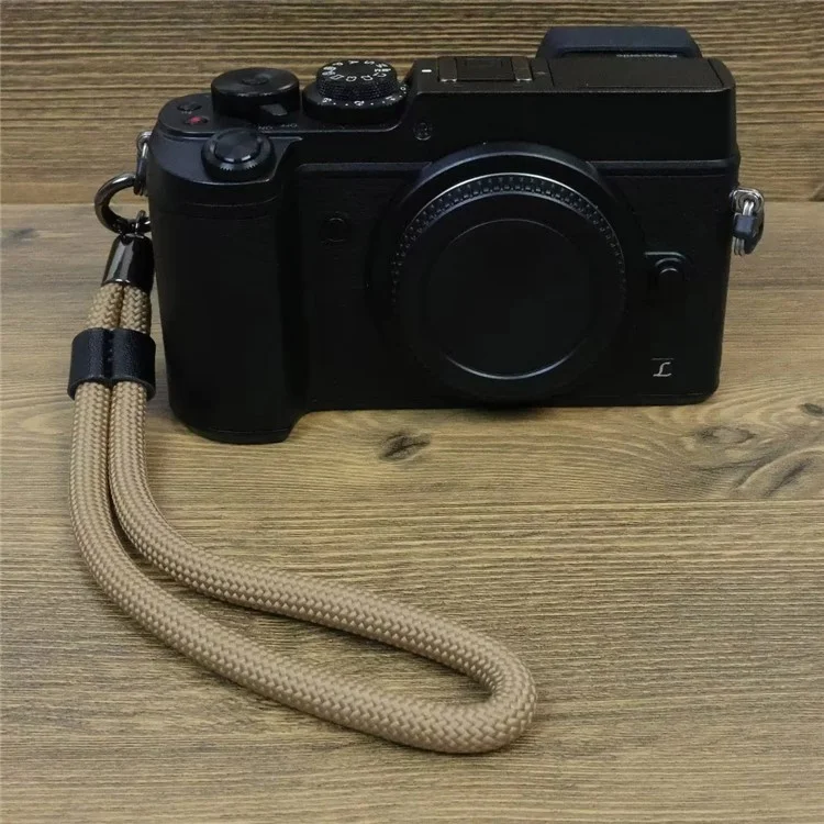 0.8 x 21cm Nylon Wrist Strap for Micro SLR Cameras Anti-Lost Portable Safety Hand Strap - Khaki