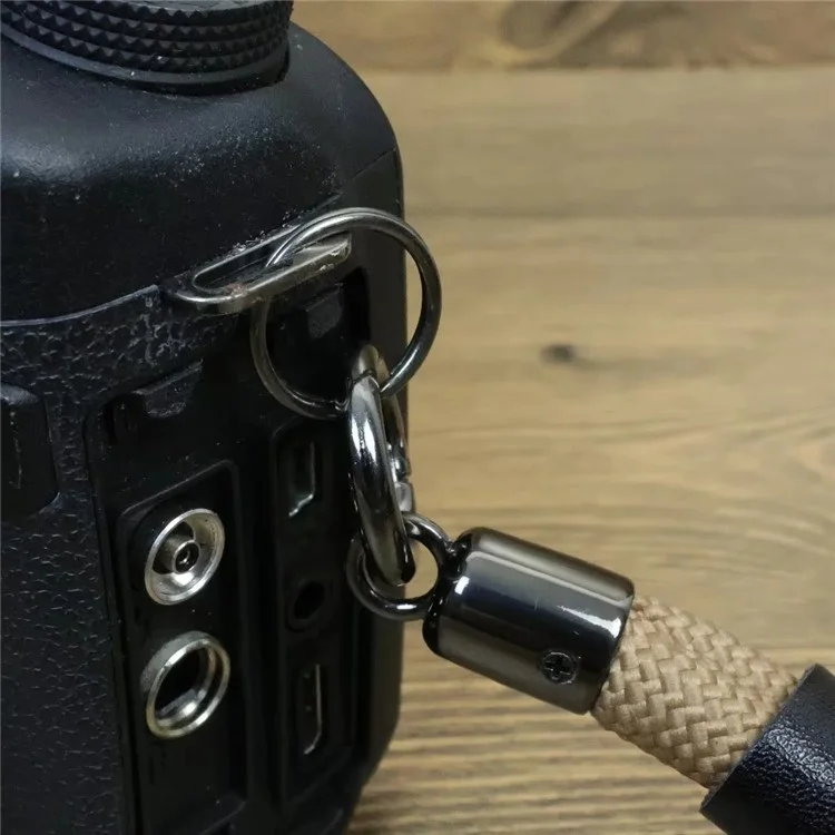 0.8 x 21cm Nylon Wrist Strap for Micro SLR Cameras Anti-Lost Portable Safety Hand Strap - Khaki
