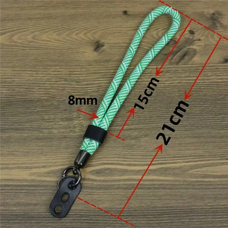 0.8 x 21cm Nylon Wrist Strap for Micro SLR Cameras Anti-Lost Portable Safety Hand Strap - Khaki