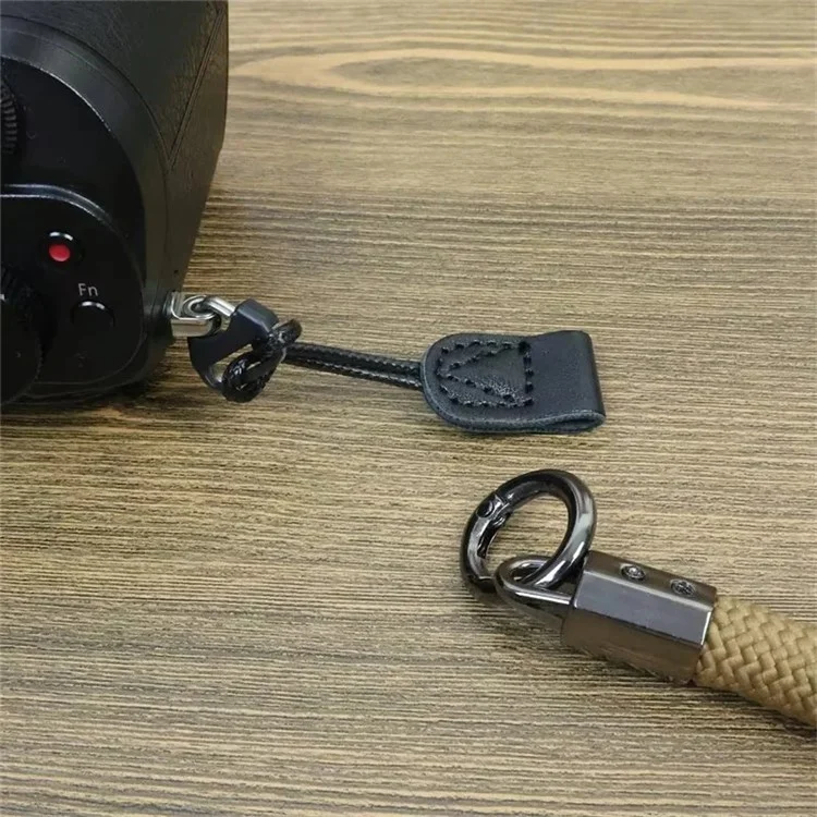 For Sony / Fujifilm / Canon / Panasonic Camera Shoulder Strap Quick Release Slim Sling Strap Neck-mounted Strap - Black