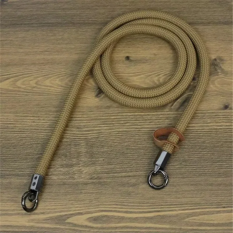 For Sony / Fujifilm / Canon / Panasonic Camera Shoulder Strap Quick Release Slim Sling Strap Neck-mounted Strap - Khaki