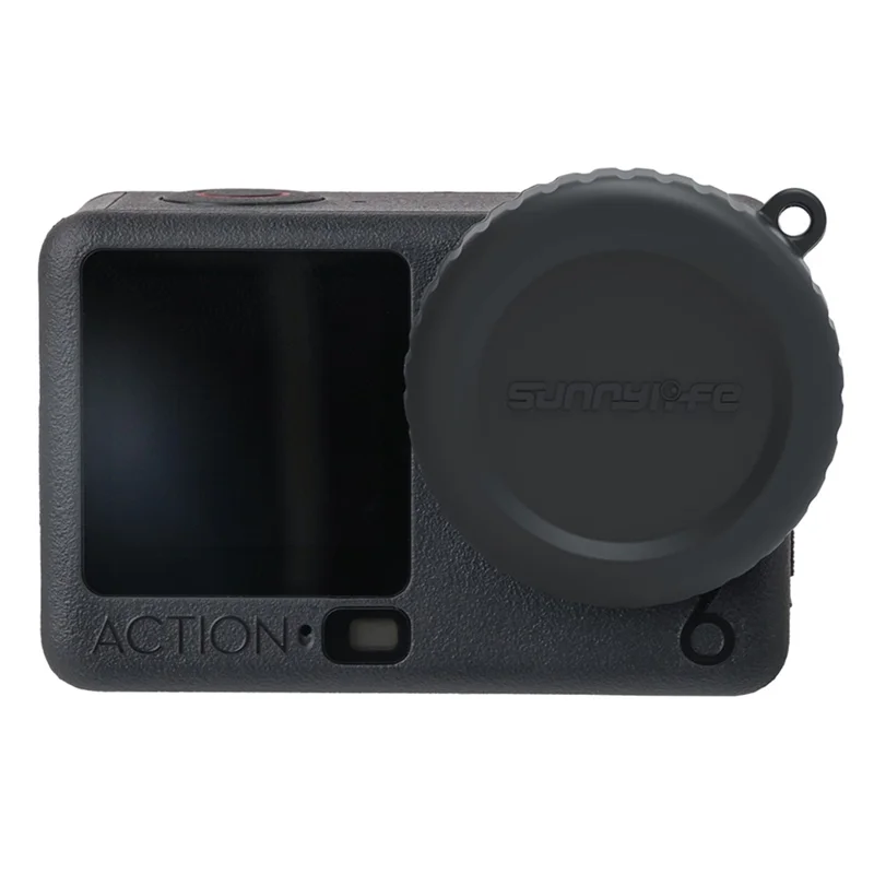SUNNYLIFE OA6-BHT133 For DJI Osmo Action 6 Camera Lens Protector Silicone Cover Anti-Drop Camera Accessory