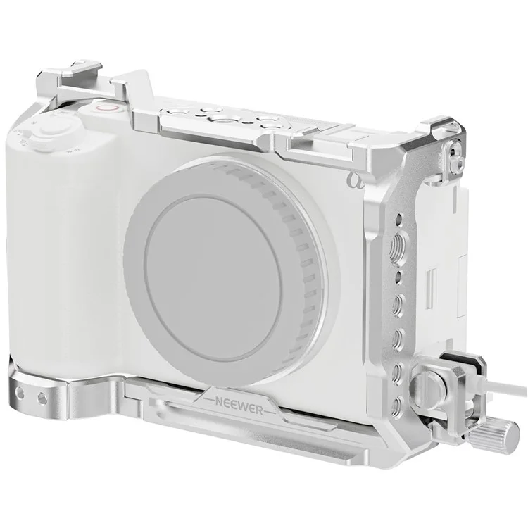NEEWER CA025 Jaula Metálica para Cámara sin Espejo Sony ZV-E1 Marco de Protección y Expansión