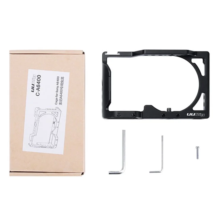 UURIG C-6400 Metal Cage Frame Case Camera Photography Accessory for Sony A6400