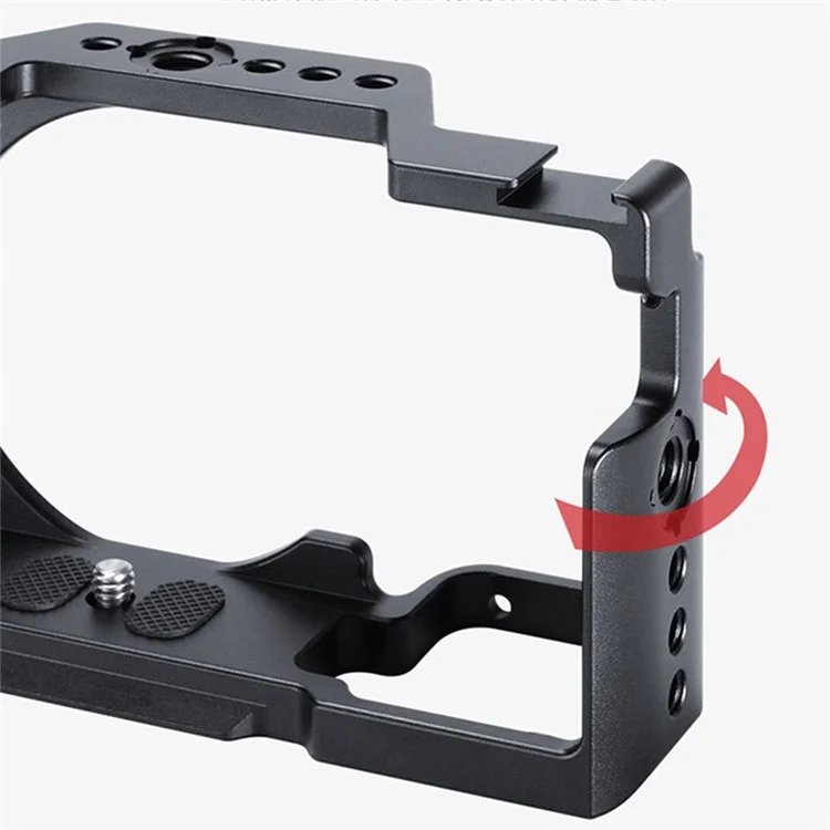UURIG C-6400 Metal Cage Frame Case Camera Photography Accessory for Sony A6400