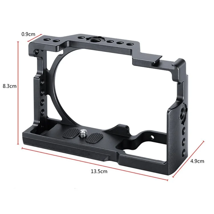 UURIG C-6400 Metal Cage Frame Case Camera Photography Accessory for Sony A6400