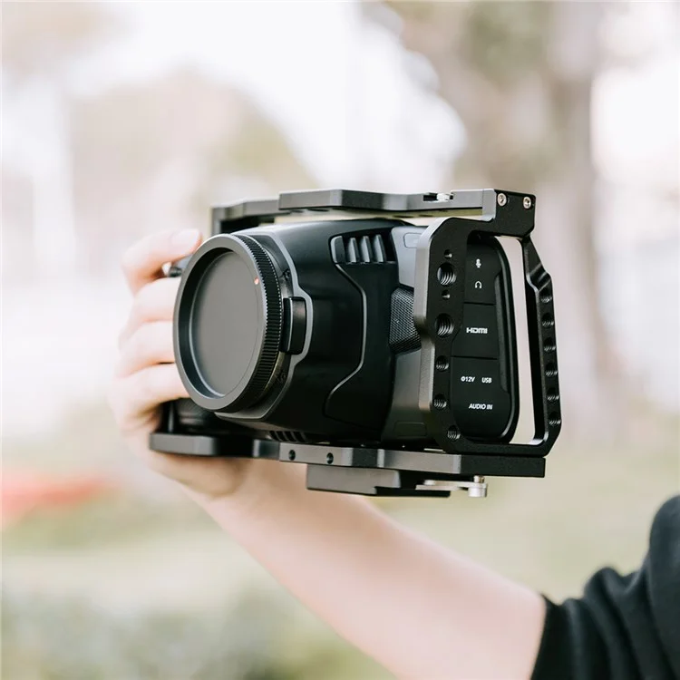 Yelangu C9 Für BMPCC 4K/6K Camera Aviation Aluminium Full Camera Cage Protective Frame