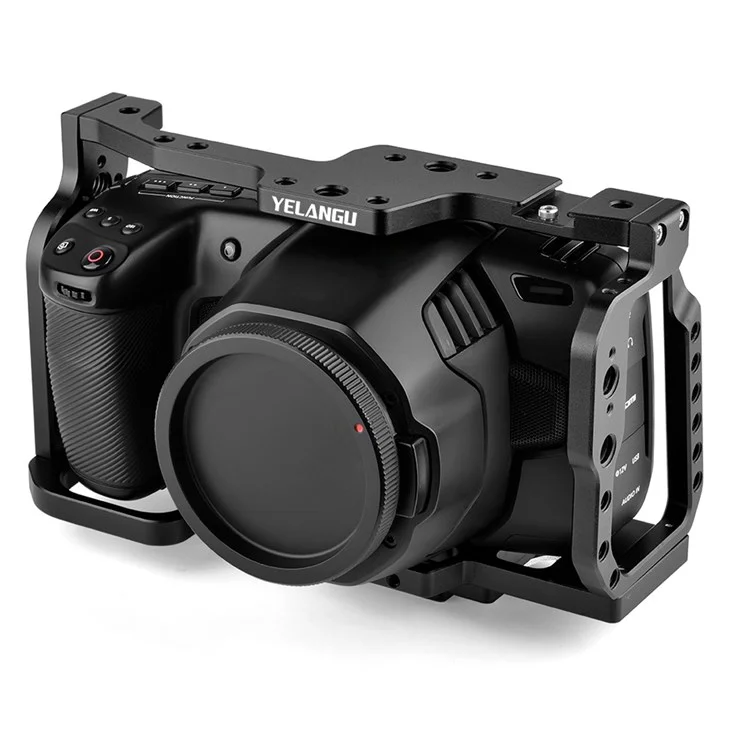 Yelangu C9 Für BMPCC 4K/6K Camera Aviation Aluminium Full Camera Cage Protective Frame