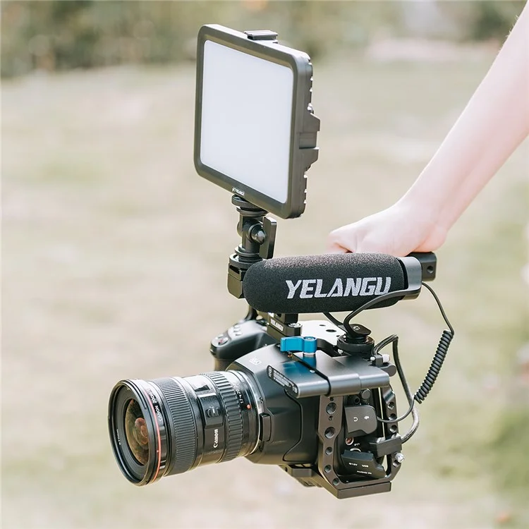 Yelangu C9-A Aluminio Aley Camera Video Cage Para BMPCC 4K/6K Película de Película Kit Con Mango Superior