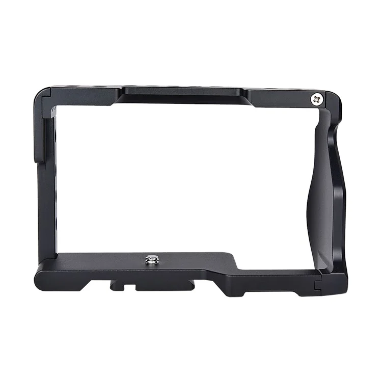 Jaula de Marco de Aluminio de Aviación Yelangu C6-B Para Sony A6000/A6300/A6400/A6500 Cubierta de Protección de la Base de la Placa de Liberación Rápida Con Accesorios de Cámara Adaptador de Zapatillas Frías