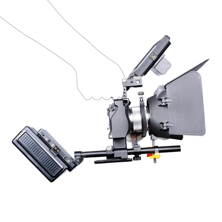 Yelangu C6 Aviation Aluminium Frame Cage Kit Für Sony A6000/A6300/A6400/A6500 Schnellfreisetzungsplatte Basis -schutzabdeckung Mit Kaltem Schuhadapter Für Die Fotografie