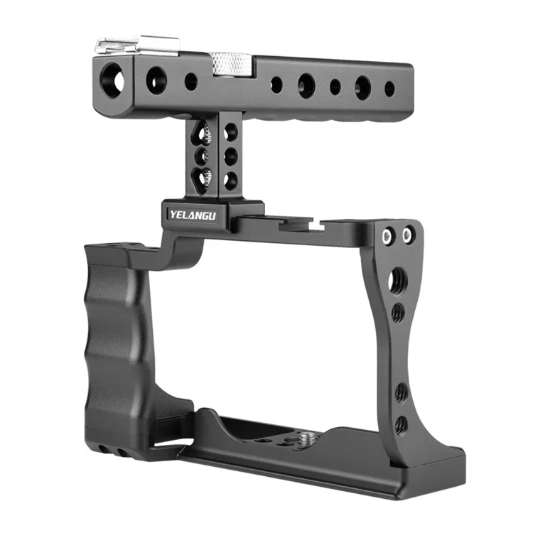 Yelangu C14 Für Canon M50 Kamera Kaninchenkäfigrahmen Mit Griff Aluminiumlegierung Kamera Video Cage Kit Kit