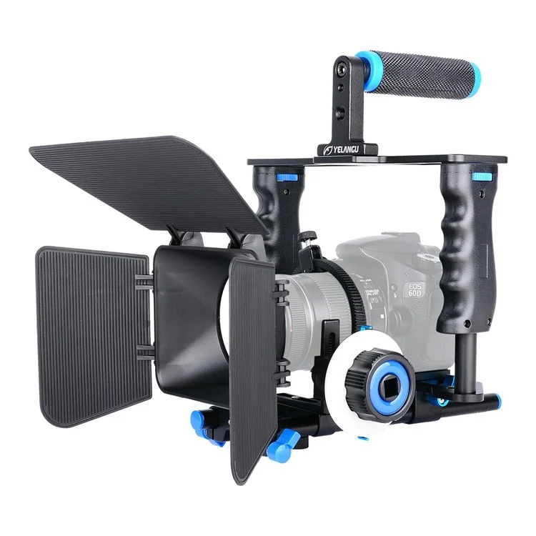 YELANGU C200 Seguimiento de enfoque profesional Rig DSLR Camera Rabbit Cage Kit