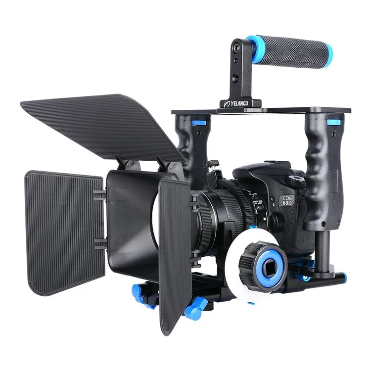 YELANGU C200 Seguimiento de enfoque profesional Rig DSLR Camera Rabbit Cage Kit